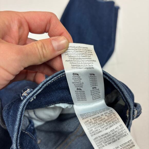 Mother High Waisted Looker Ankle Fray Jeans in Home Movers Women's 27 - Picture 10 of 12